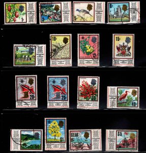 Trinidad  & Tobago Scott 144-159 complete used 1969 set