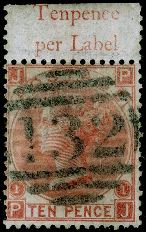 SG113, 10d pale red-brown, USED. Cat £400. MARGINAL. PJ