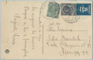 74188  - ITALY - POSTAL HISTORY - ADVERTISING Stamp on POSTCARD: Drinks  1925