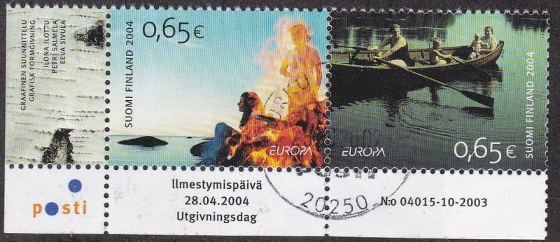 Finland # 1217, Europa '04, Camping and Boating, Used