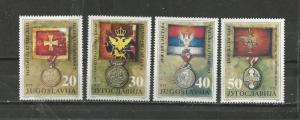 Yugoslavia # 2119-2122 Mint NH