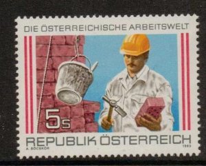 AUSTRIA SG2211 1989 AUSTRIANS WORLD OF WORK MNH