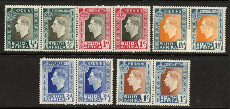 South Africa 74-8 MNH King George VI Coronation