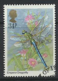 Great Britain  SG 1281 SC# 1102 Used / FU with First Day Cancel - Insects