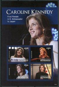 Micronesia 2014 MNH Ambassador Caroline Kennedy 4v M/S II First Female Japan