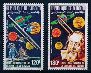 [64197] Djibouti 1984 Space Travel Weltraum Planets Galileo Airmail MNH