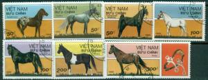 Vietnam - Horses 1990 Sc. 2023-29 Complete Set