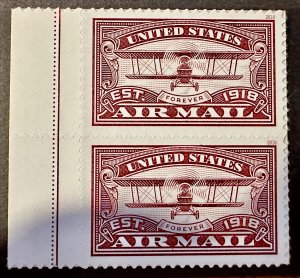 US # 5282 Airmail centennial Pair forever 2018 mint NH