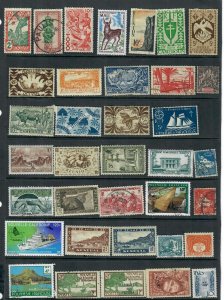 FRENCH COLONIES  MIXTURE x36 ALL DIFFERENT USED, LOT U ( NOTE REDUCED POSTAGE) 