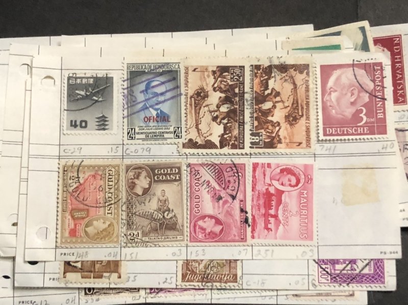 W.W. Stamps Very Nice New Zealand & Lots of Mint India + Very Old U.S