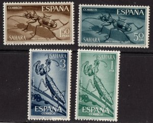 Thematic stamps SPANISH SAHARA 1965 CHILD WELFARE INSECTS 219/42 mint