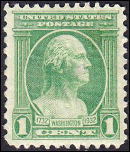 Scott 705 Washington MH VF