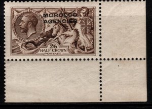 MOROCCO AGENCIES SG50 1914 2/6 SEPIA-BROWN MTD MINT