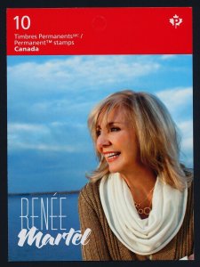 2014 - #2767a Bk593 booklet - Canadian Country Singer Renée Martel