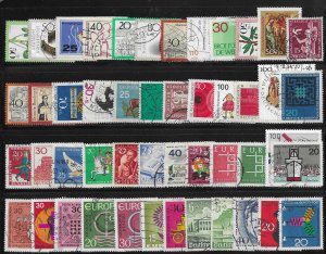 Germany 48 used commemorative mini collection @ a nickel each 2018 SCV ?? -13309