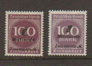 Germany Michel #331b Color Variety MNH