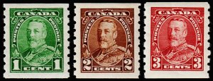 Canada Scott 228-230 (1935) Mint H VF Complete Set, CV $42.00 B