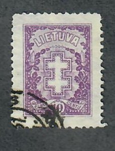 Lithuania #213 used single