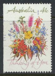 SG 1230b  SC# 1164a left margin imperf  Used  Wildflowers perf 14½