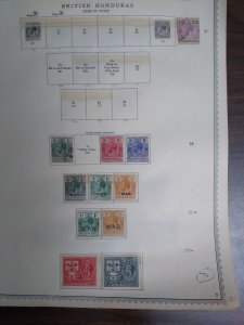 collection on pages British Honduras to 1962 JS: CV $265