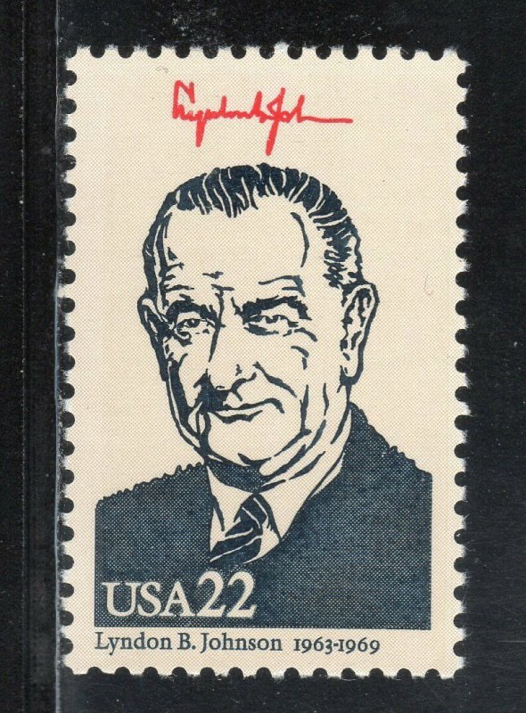 2219i * LYNDON B JOHNSON ** President 1963-1969 ** U.S, Postage Stamp MNH