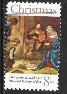 USA 1444: 8c Adoration of the Shepherds by Giorgione, used, VF