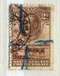 BECHUANALAND; 1930s early GV pictorial issue fine used 1d. value