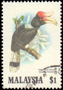 Malaysia #266-269, Complete Set(4), 1983, Birds, Used