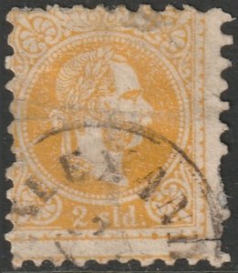 Austria Offices Turkey 1867 Sc 1a used faulty tears/thins Alexandria cancel