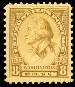 United States Scott 713 Mint never hinged.