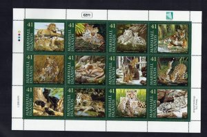 Marshal Islands: 2008, Big Cats,  Sheetlet, MNH