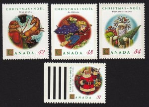 Christmas Santa * PERSONAGES Canada MNH 1992 CV$6.25 #1452a 1453as-1454as 1455