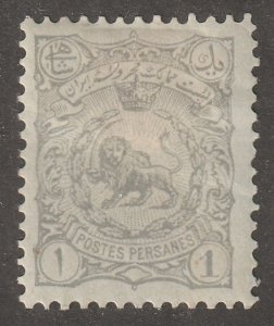 Persia, Middle east, stamp, Scott#104,  mint, hinged,  1ch,
