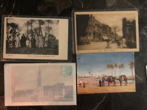 Great Egypt Picture Postcard Cover Collection Lot MXE