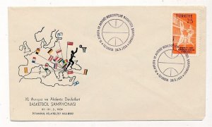 D363372 Turkey FDC Basketball 1959