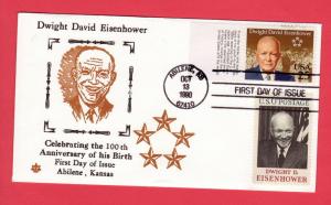 #2513 Dwight D. Eisenhower - LRC Cachet!