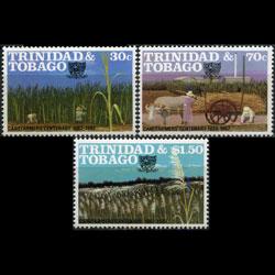 TRINIDAD & TOBACO 1982 - Scott# 371-3 Sugar Set of 3 NH