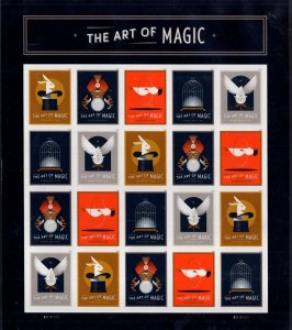 U.S. - 5301-5 - The Art of Magic - Complete Sheet -  Never Hinged