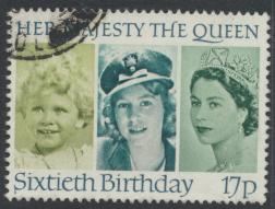 Great Britain SG 1316 - Used -QE II 60th Birthday