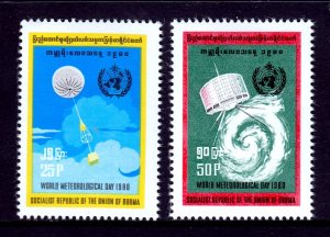 Burma - Scott #275-276 - MNH - SCV $4.00