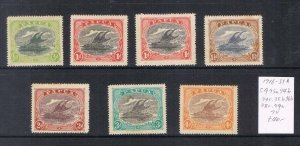 Papua 1916 Mixed selected MH