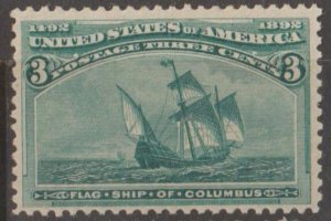 U.S. Scott #232 Columbian Stamp - Mint Single