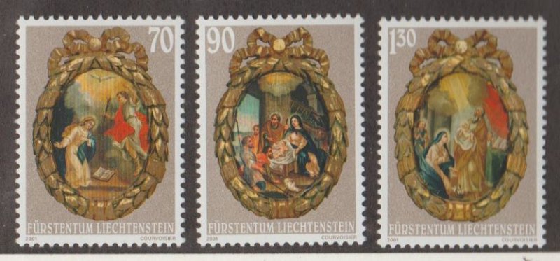 Liechtenstein Scott #1220-1221-1222 Stamps - Mint NH Set