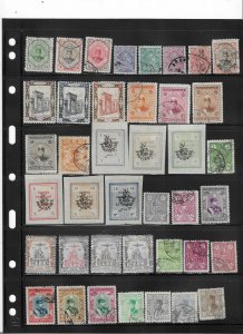 IRAN COLLECTION ON STOCK SHEET MINT/USED