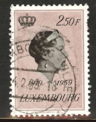 Luxembourg Scott 347 used 1959 stamp