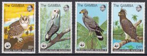 Gambia, Fauna, WWF, Birds MNH / 1978