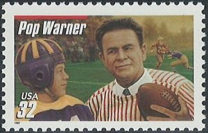 Scott: 3149 United States - Football Coaches - Pop Warner -  MNH