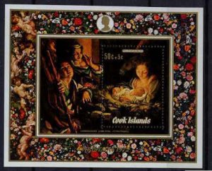 Cook isl. B30 MNH s/s Painting/Christmas-72 SCV1.50