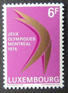 Luxembourg 1976 olympic games montreal sport 1 value MNH music 