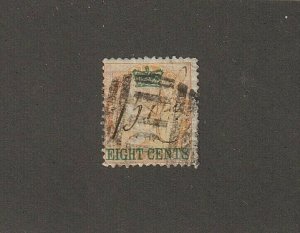 EDSROOM-6837 Straights Settlements 6 Used 1867 CV$43